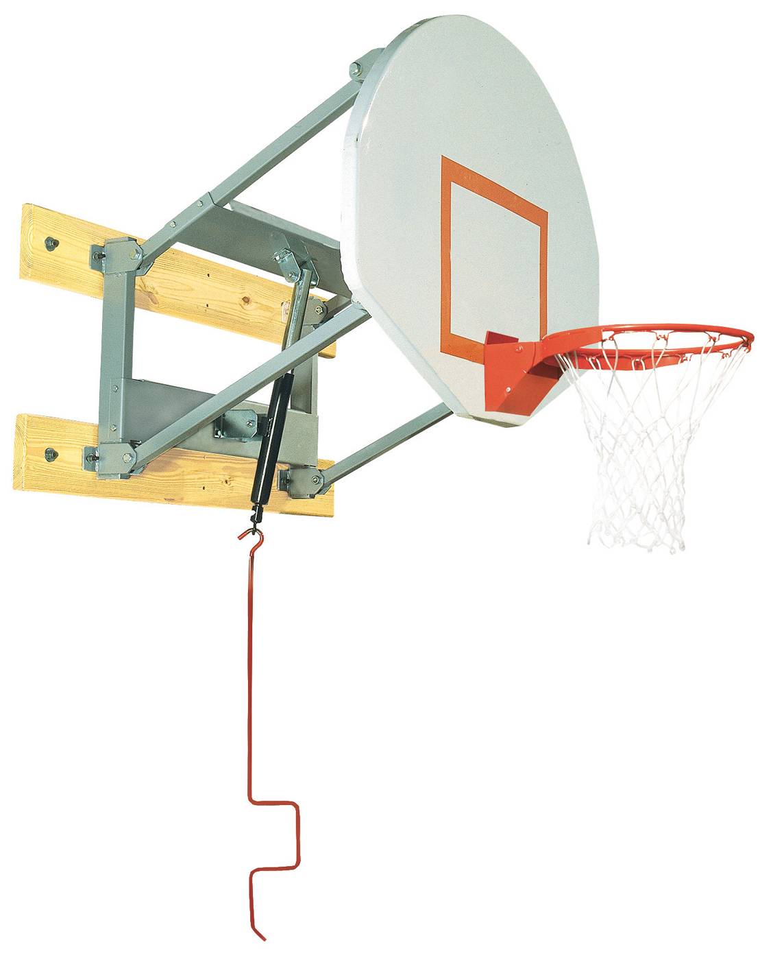 basketball hoop mounted